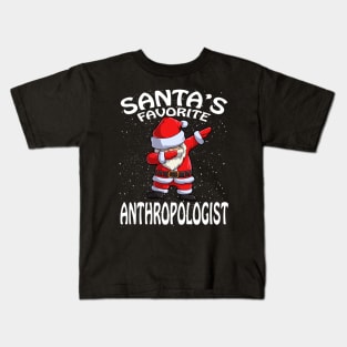 Santas Favorite Anthropologist Christmas Kids T-Shirt